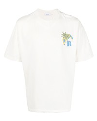 Rhude Graphic Print Cotton T Shirt