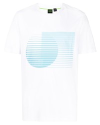 BOSS Graphic Print Cotton T Shirt
