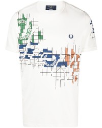 Fred Perry Graphic Print Cotton T Shirt