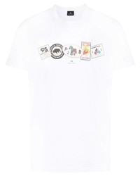 PS Paul Smith Graphic Print Cotton T Shirt