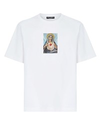 Dolce & Gabbana Graphic Print Cotton T Shirt