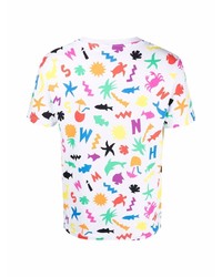 Moschino Graphic Print Crew Neck T Shirt