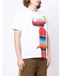Junya Watanabe MAN Graphic Print Crew Neck T Shirt