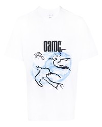 Oamc Graphic Print Crew Neck T Shirt