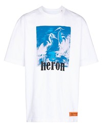 Heron Preston Graphic Print Crew Neck T Shirt