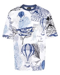 Emporio Armani Graphic Print Crew Neck T Shirt