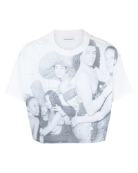 Honey Fucking Dijon Graphic Print Cropped T Shirt