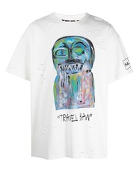 Haculla Graphic Print Distressed Effect T Shirt