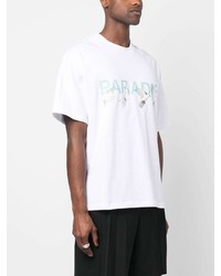 3PARADIS Graphic Print Logo T Shirt