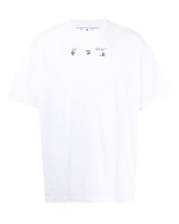 Off-White Graphic Print Logo T Shirt