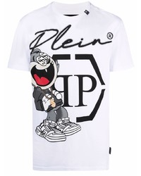 Philipp Plein Graphic Print Logo T Shirt