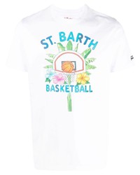 MC2 Saint Barth Graphic Print Logo T Shirt