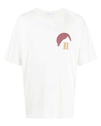 Rhude Graphic Print Logo T Shirt