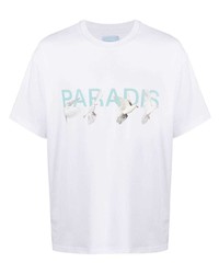 3PARADIS Graphic Print Logo T Shirt