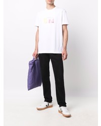 Calvin Klein Jeans Graphic Print Organic Cotton T Shirt