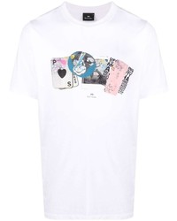 PS Paul Smith Graphic Print Organic Cotton T Shirt