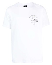 PS Paul Smith Graphic Print Organic Cotton T Shirt