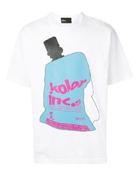 Kolor Graphic Print Round Neck T Shirt