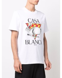 Casablanca Graphic Print Short Sleeve T Shirt