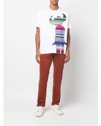 Junya Watanabe Graphic Print Short Sleeve T Shirt