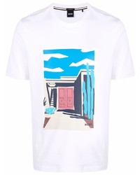 BOSS Graphic Print Short Sleeve T Shirt