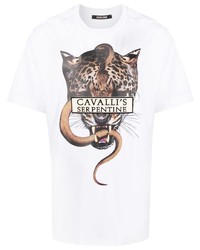 Roberto Cavalli Graphic Print Short Sleeve T Shirt