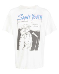 SAINT MXXXXXX Graphic Print Short Sleeve T Shirt