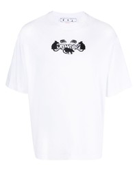 Off-White Graphic Print Short Sleeve T Shirt