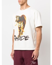 Rhude Graphic Print Short Sleeved T Shirt