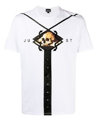 Just Cavalli Graphic Print Short Sleeved T Shirt