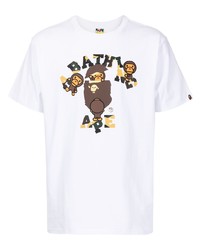 A Bathing Ape Graphic Print Short Sleeved T Shirt