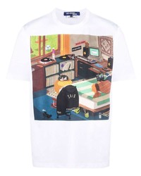 Junya Watanabe MAN Graphic Print Short Sleeved T Shirt
