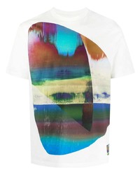 Paul Smith Graphic Print Short Sleeved T Shirt
