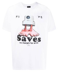 PS Paul Smith Graphic Print Short Sleeved T Shirt