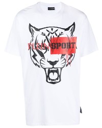 Plein Sport Graphic Print Short Sleeved T Shirt