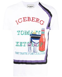 Iceberg Graphic Print Short Sleeved T Shirt