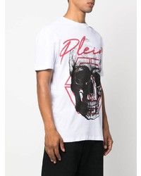 Philipp Plein Graphic Print Ss Skull T Shirt