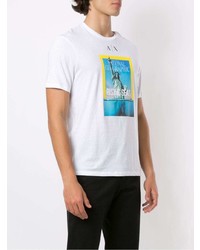 Armani Exchange Graphic Print T Shirt