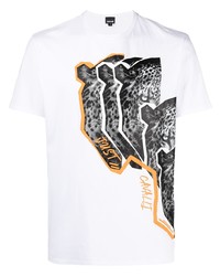 Just Cavalli Graphic Print T Shirt