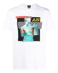 Just Cavalli Graphic Print T Shirt