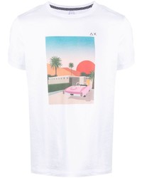 Sun 68 Graphic Print T Shirt