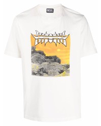 Diesel Graphic Print T Shirt
