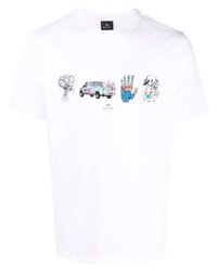 PS Paul Smith Graphic Print T Shirt