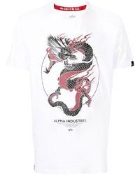 Alpha Industries Graphic Print T Shirt