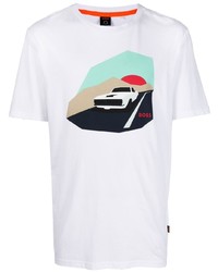 BOSS Graphic Print T Shirt