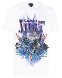 Just Cavalli Graphic Print T Shirt
