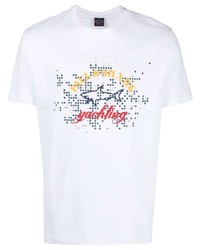 Paul & Shark Graphic Print T Shirt