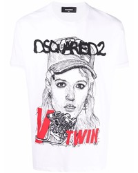 DSQUARED2 Graphic Short Sleeve Logo Print T Shirt