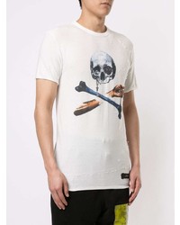 RH45 Graphic Skull Print T Shirt