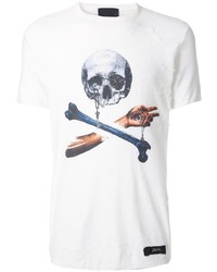 RH45 Graphic Skull Print T Shirt